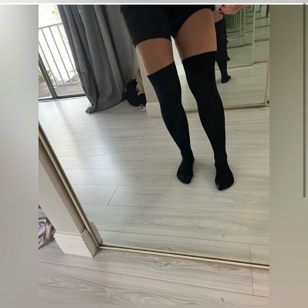 Over the knee lulu lemon socks